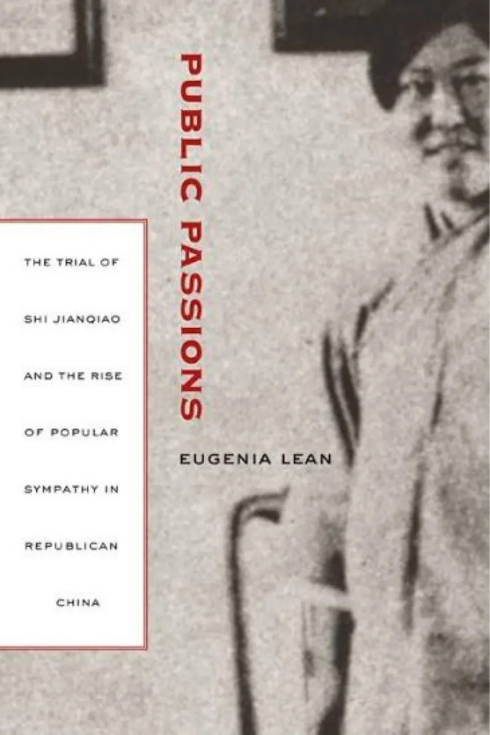book cover with a photograph of Shi Jianqiao