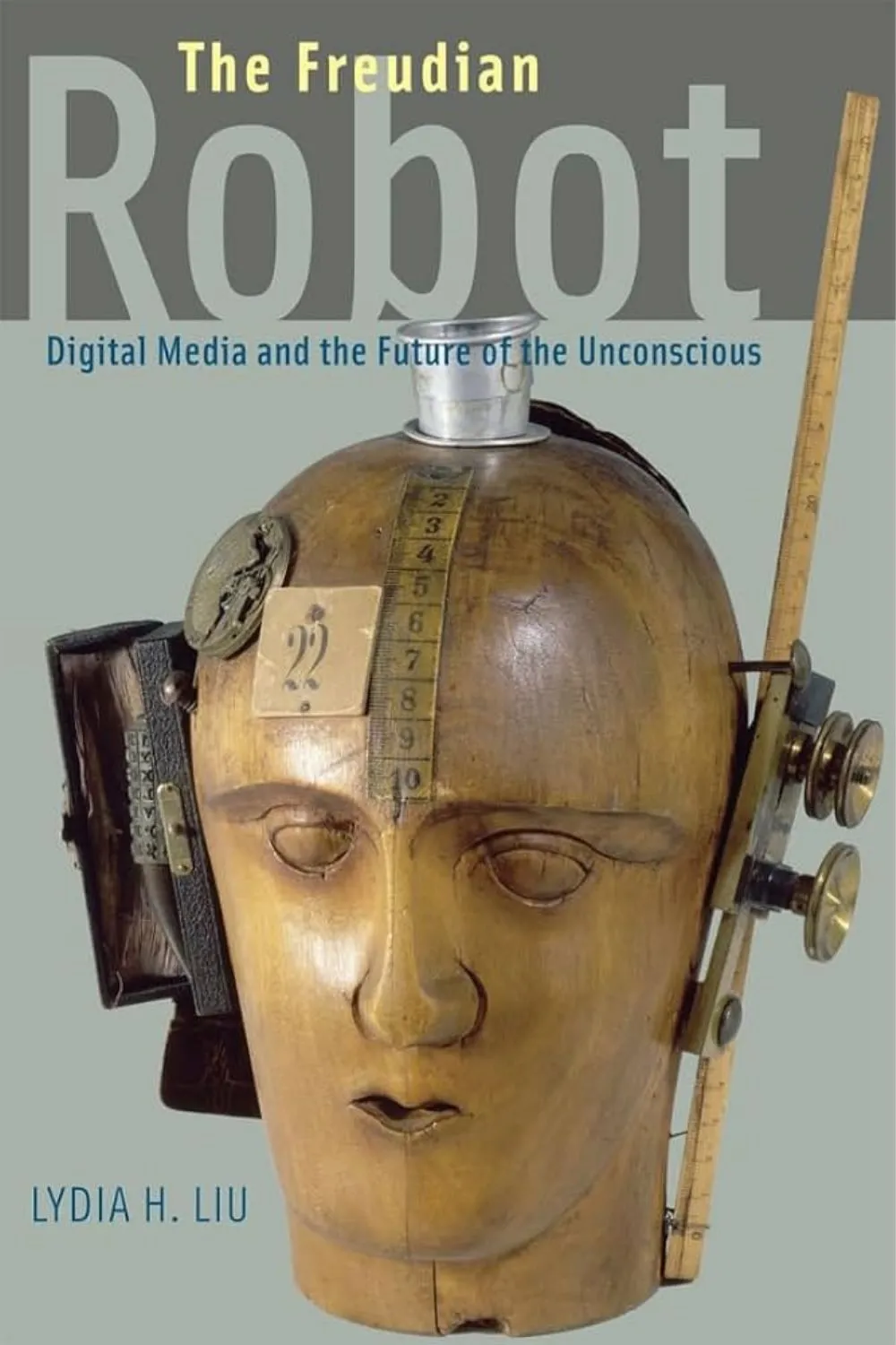 book cover with robot made of everyday objects